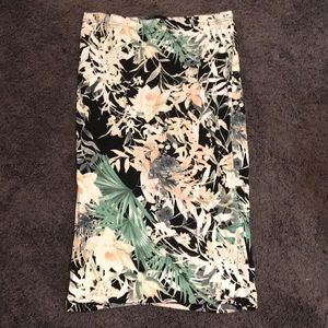 Floral Midi Skirt